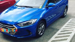 Selling Blue Hyundai Elantra 2016 in Manila