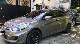 Grey Hyundai Accent 2014 for sale in Automatic