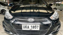 Black Hyundai Accent 2015 for sale in Las Piñas