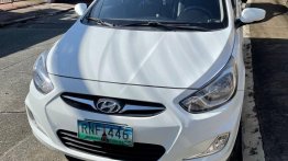 White Hyundai Accent 2013 for sale in Marikina