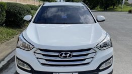Selling White Hyundai Santa Fe 2015 in Muntinlupa