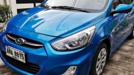 Blue Hyundai Accent 2015 for sale in Las Piñas