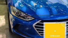 Blue Hyundai Elantra 2018 for sale in Quezon City
