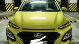 Yellow Hyundai Kona 2020 for sale in Automatic