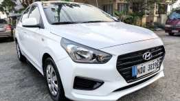 White Hyundai Elantra 2018 Sedan at Automatic  for sale in Manila