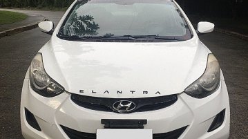 White Hyundai Elantra 2012 for sale in Manual