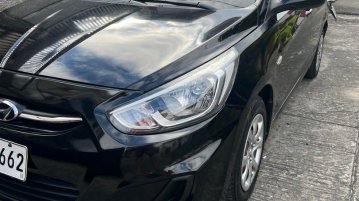 White Hyundai Accent 2016 for sale in Manual