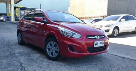 Selling Red Hyundai Accent 2017 Automatic Gasoline 