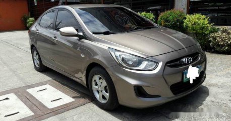 Selling Brown 2012 Hyundai Accent at 49000 km