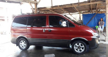 Selling Red Hyundai Starex Manual Diesel in Davao City