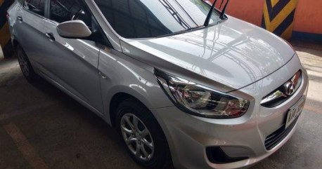 Silver Hyundai Accent 2014 Manual Diesel for sale in Quezon City