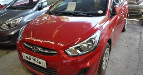 Selling Red Hyundai Accent 2017 Automatic Gasoline at 18000 km in Makati