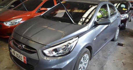 Grey Hyundai Accent 2017 Manual Gasoline for sale in Makati