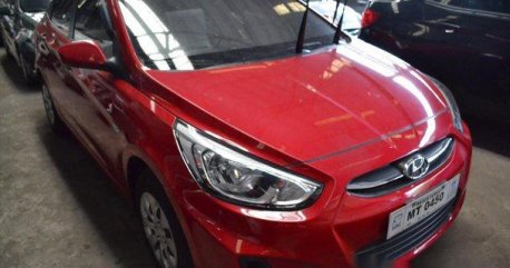 Selling Red Hyundai Accent 2017 Manual Gasoline in Makati