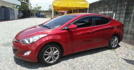 Selling Red Hyundai Elantra 2011 Automatic Gasoline at 45000 km 