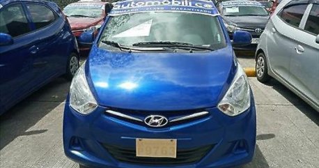 Blue Hyundai Eon 2016 at 49660 km for sale