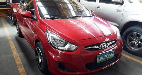 Red Hyundai Accent 2014 Manual Diesel for sale