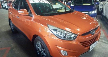 Orange Hyundai Tucson 2015 for sale in Quezon City