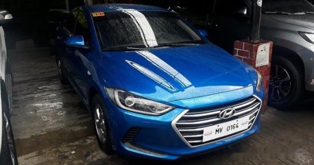 Selling Blue Hyundai Elantra 2018 at 3398 km in Pasig