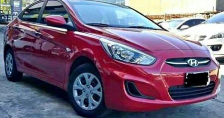 Red Hyundai Accent 2017 at 9000 km for sale 