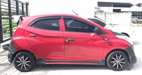 Red Hyundai Eon 2013 Manual Gasoline for sale in Las Piñas