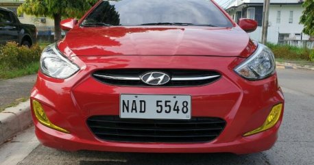 Red Hyundai Accent 2017 for sale in San Pedro