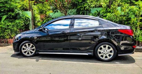 Black Hyundai Accent 2013 Automatic Gasoline for sale 