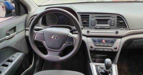 Blue Hyundai Elantra 2019 Manual for sale 