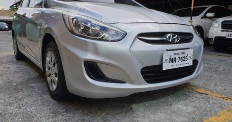 Silver Hyundai Accent 2017 at 47000 km for sale