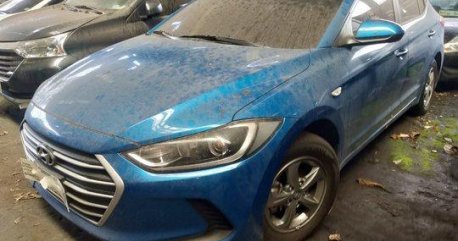 Blue Hyundai Elantra 2018 Manual Gasoline for sale