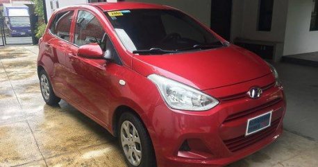 Red Hyundai Grand i10 2015 at 22000 km for sale