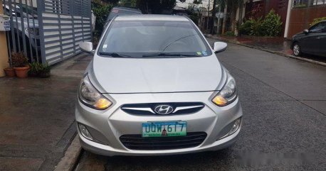 Silver Hyundai Accent 2012 at 60000 km for sale