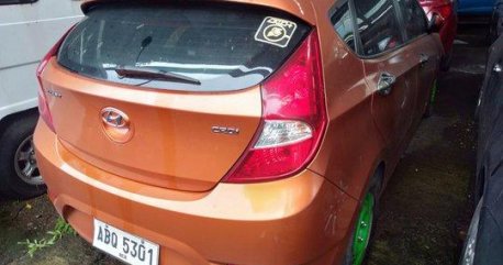 Orange Hyundai Accent 2015 for sale in Makati 