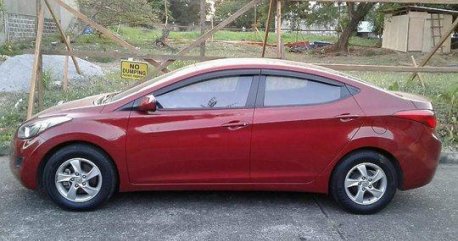 Red Hyundai Elantra 2013 for sale Quezon City 