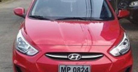 Red Hyundai Accent 2016 Manual for sale 