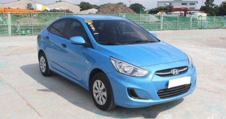 Blue Hyundai Accent 2019 Manual Gasoline for sale 