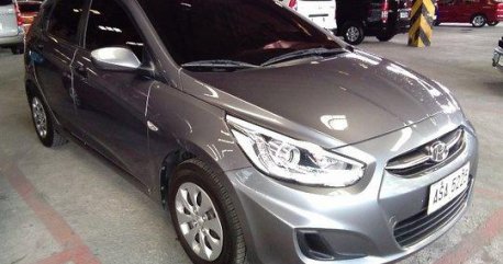 Grey Hyundai Accent 2015 Hatchback Automatic Diesel for sale 