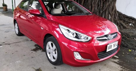 Sell Red 2014 Hyundai Accent in Makati 