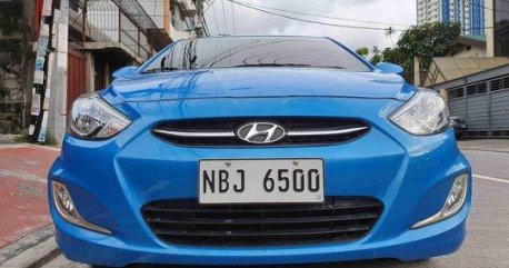 Blue Hyundai Accent 2018 for sale in Quezon City