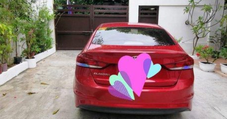 Red Hyundai Elantra 2018 Automatic Gasoline for sale