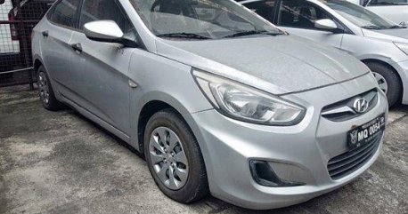 Silver Hyundai Accent 2016 Manual Diesel for sale