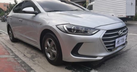 Silver Hyundai Elantra 2017 for sale in Quezon City