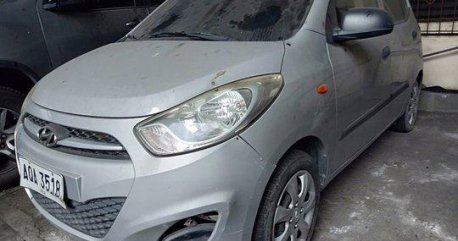 Silver Hyundai I10 2014 for sale in Quezon City 