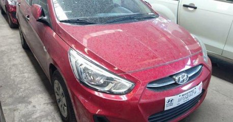 Red Hyundai Accent 2018 for sale in Quezon City 