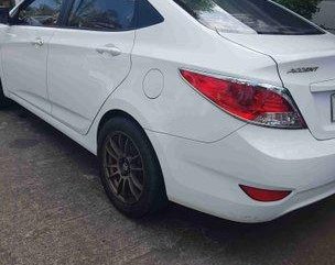 White Hyundai Accent 2014 Manual for sale 