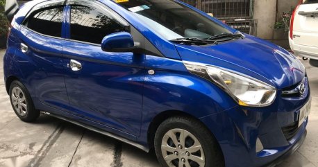 Blue Hyundai Eon 2015 for sale in Manual