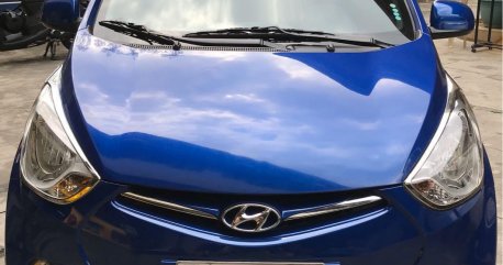 Blue Hyundai Eon 2015 for sale in Manual