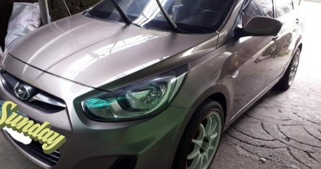 Silver Hyundai Accent 2015 for sale in Manual