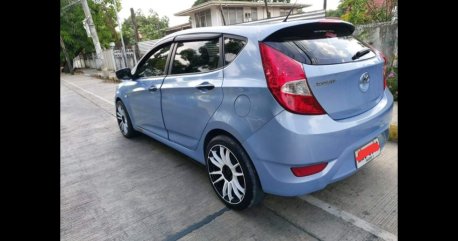 Selling Blue Hyundai Accent 2014 Hatchback in Calasiao