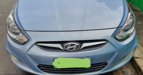 Blue Hyundai Accent for sale in Las Pinas